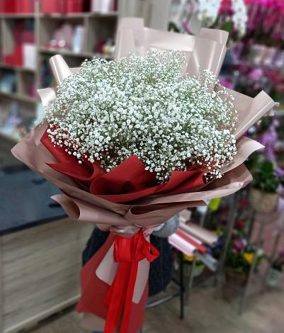 Букет цветов из: Гипсофила в Кременках