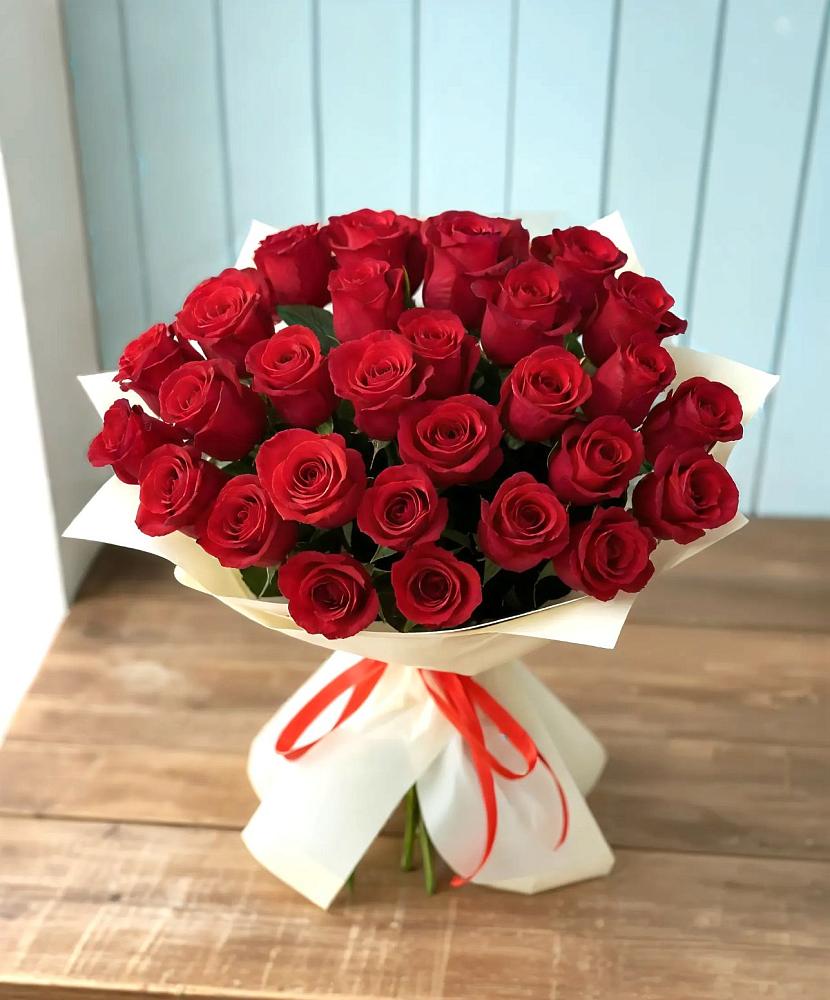 Букет 29 Красных роз в Кременках