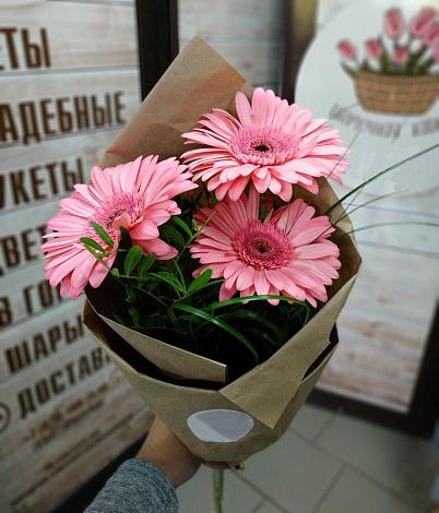 Букет цветов из: Герберы в Кременках