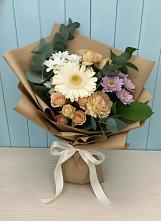 Букет цветов из:  Герберы и Хризантемы в Кременках