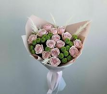 Букет цветов из:  Розы и Хризантемы #REPLACE_PRED# Кременках