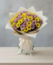 Букет цветов из:  Хризантемы в Кременках