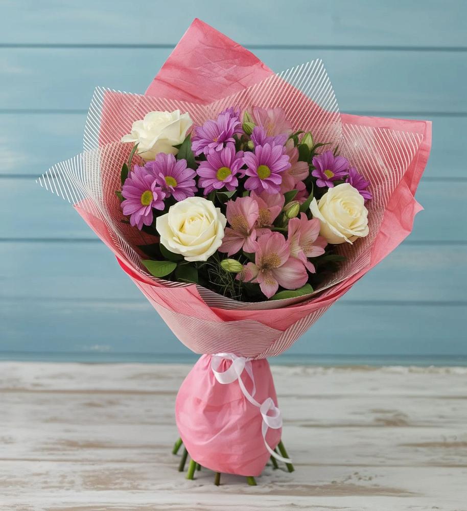 Букет цветов из: Герберы в Кременках